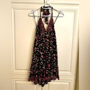 Johnny Martin Juniors Sundress Size 11 Black with cherries